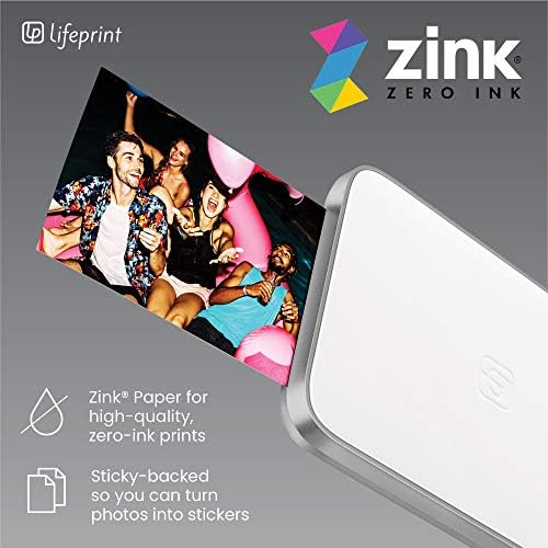 Lifeprint 3x4.5 Portable Photo and Video Printer for iPhone and Android. Make Your Photos Come to Life w/Augmented Reality - White - Image 5
