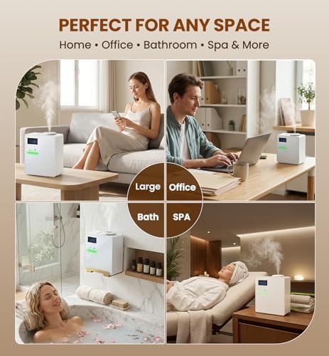 Waterless Essential Oil Diffuser 3000 Sq.Ft, 400ml Cold Air Scent Machine for Large Room Home Hotel Office - Image 5