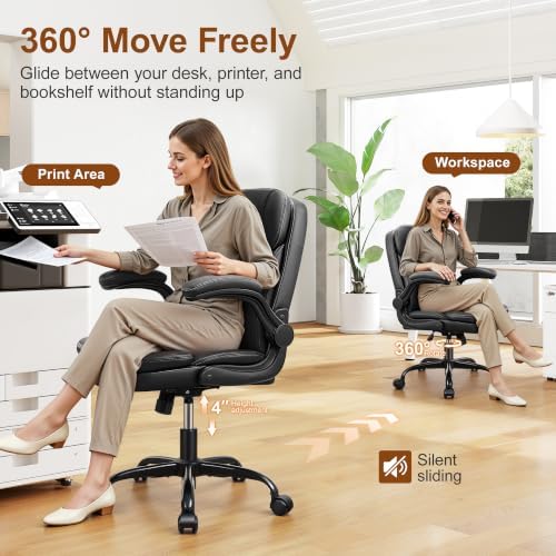 Office Desk Chair, Ergonomic Computer Chair with Unique Dual-Layer Support - Image 4