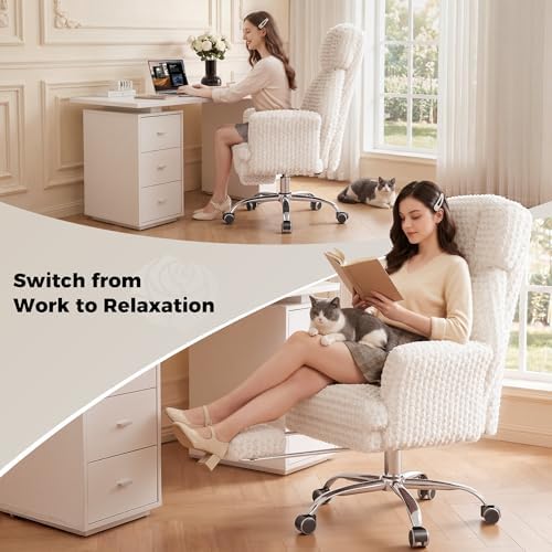 Big and Tall Office Chair, Flip Armrests for Pets & Cross Legged Sitting - Image 3