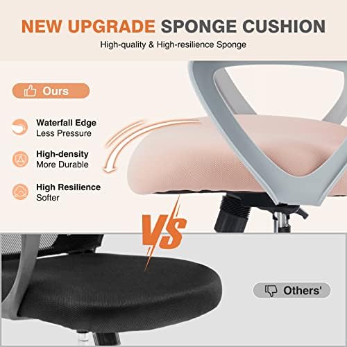 Sweetcrispy Home Office Chair, Mesh Office Chair, Lumbar Support - Image 4