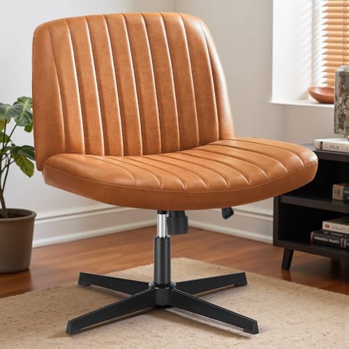 DUMOS Criss Cross Chair, Cross Legged Vanity Chair, Home Office by DumosLifestyle