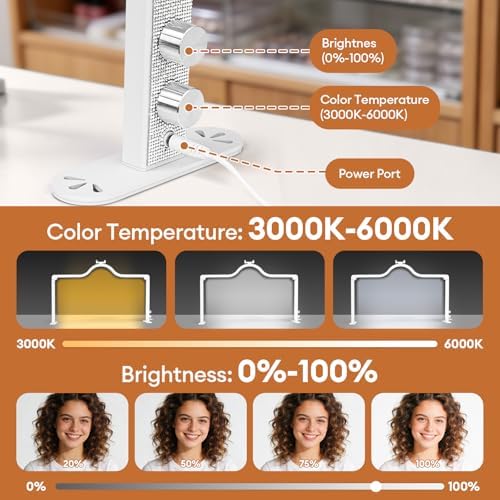 Arch Half Moon Light - Nail Lamp for Desk Foldable Nail Tech Light - Image 3
