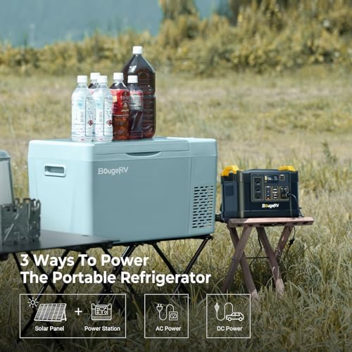 BougeRV 12v refrigerator 23 Quart, -8℉~50℉ Portable Freezer for Car, Green - Image 5