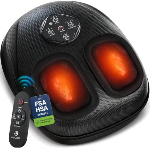 CooCoCo Foot Massager with Heat & Remote for Home Office Use by CooCoCo