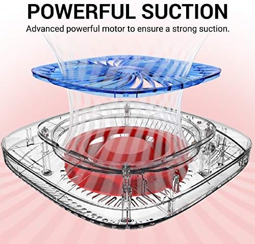 MelodySusie Classic Nail Dust Collector SPro for Acrylic Nail Filing - Image 3