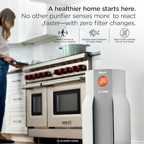 Shark BreatheClear Max Smart Air Purifier, HP362, Dove - Image 2