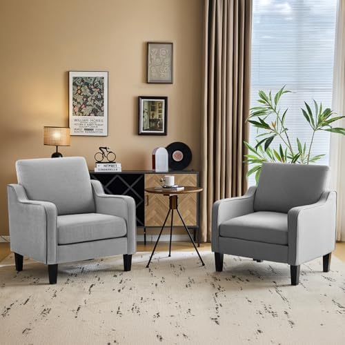 VINGLI Accent Chairs Set of 2, Modern Traditional Armchair for Living Room by VINGLI