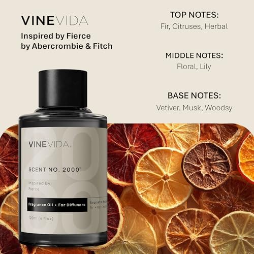 VINEVIDA [4 Fl Oz] Scent NO. 2000 Fragrance Oil for Cold Air Diffusers, Aromatic Notes of Fir Lily Woodsy, Essential Oils for Diffuser Oil Refill & Air Freshener Room Spray - Image 2