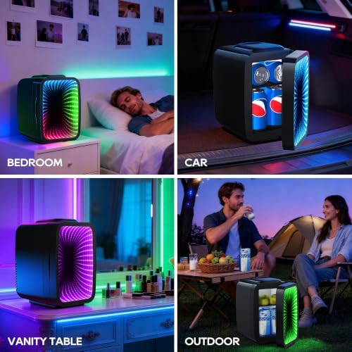 BEICHEN Mini Fridge 4L/6 Can With APP Light Controller for Gaming Room - Image 6