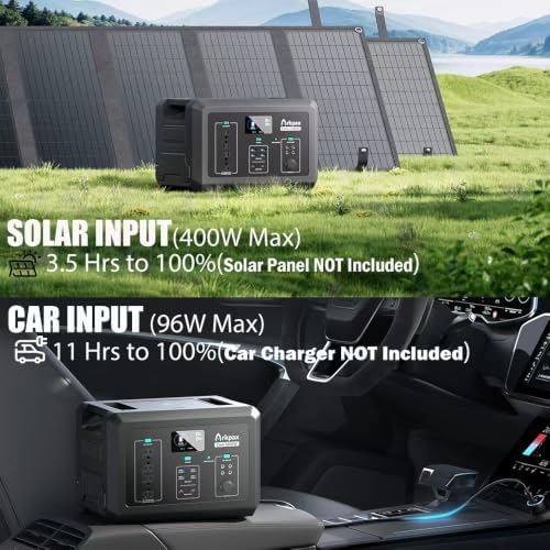 1200W Portable Power Station 1024Wh Solar Generator - Image 5