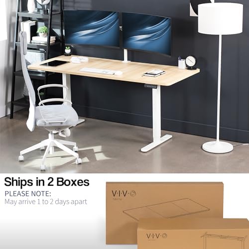 VIVO Light Wood 71 x 30 in Standing Desk, DESK-KIT-E2W7C - Image 4