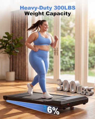 6% Incline 300 lbs Walking Pad Under Desk Treadmill - Image 7