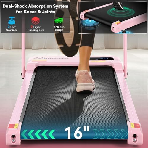 ANCHEER Walking Pad with Incline-Small Treadmill for Home - Image 6