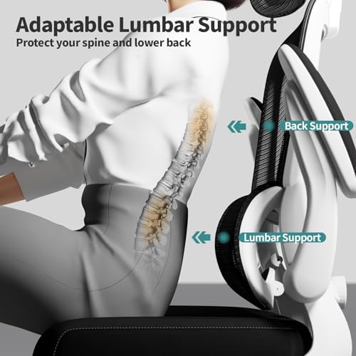 TRALT Office Chair Ergonomic Desk Chair - Gaming Chair with Lumbar Support - Image 5
