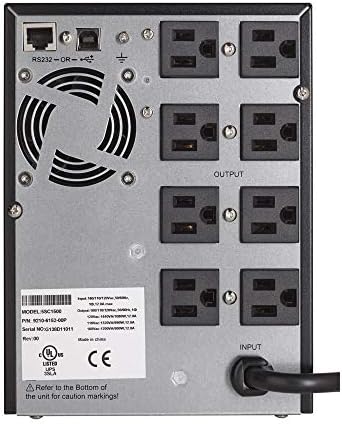 Eaton 5SC1500 Pure Sinewave UPS Battery Backup, 1440VA / 1080W, AVR, LCD Display, Line Interactive - Image 2