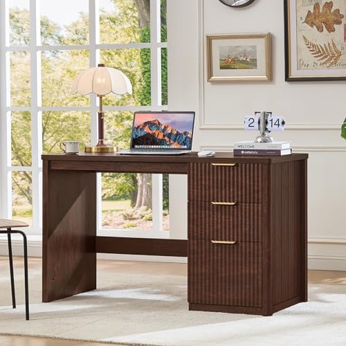 LEYAOYAO Office Desk 48" with 3 Drawers Storage File Cabinet - Image 3