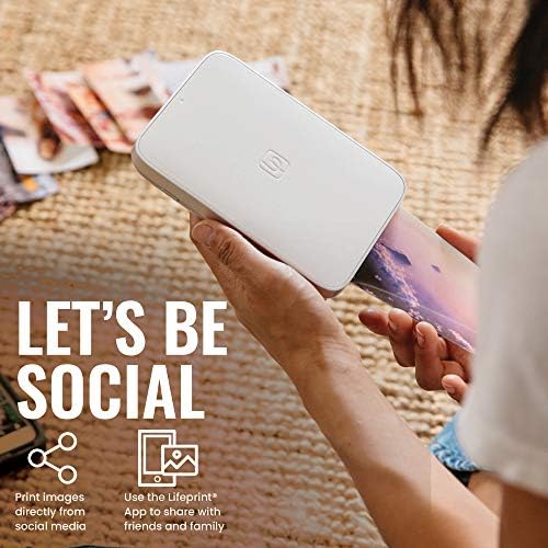 Lifeprint 3x4.5 Portable Photo and Video Printer for iPhone and Android. Make Your Photos Come to Life w/Augmented Reality - White - Image 6