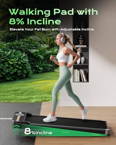 TREAFLOW Walking Pad Treadmill, Under Desk Treadmills for Home - Image 2