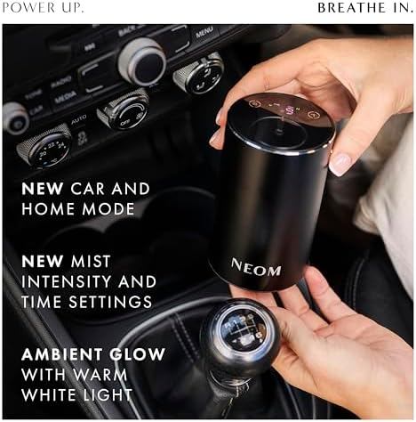 NEOM Wellbeing Pod Mini+ Essential Oil Diffuser, Black I Waterless and Wireless I Portable & Versatile - car, Office or Home I Up to 125 Hours of Natural Fragrance use per Charge - Image 4