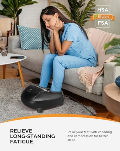 CooCoCo FSA Eligible Foot Massager with Heat, Remote Control - Image 5
