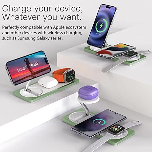 PETINO 3 in 1 Wireless Charging Station for Apple Devices with MagSafe - Image 5