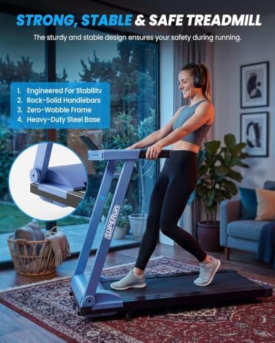 Superun Waking Pad Treadmill with Incline, 3.0HP and 300 LBS Capacity - Image 6