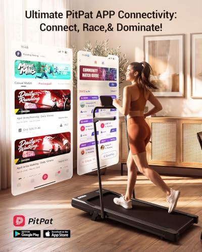 Superun Walking Pad with 6% Incline, Under Desk Treadmill, 3 in 1 Portable Treadmills for Home with Remote Control LED Display, 2.5 HP Quiet Mini Treadmill for Office Home Use, 300 Lbs Capacity - Image 6