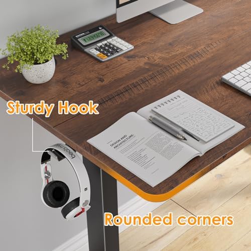 STARY Electric Standing Desk Adjustable Height Sit Stand Home Office Desk with Splice Board - Image 5