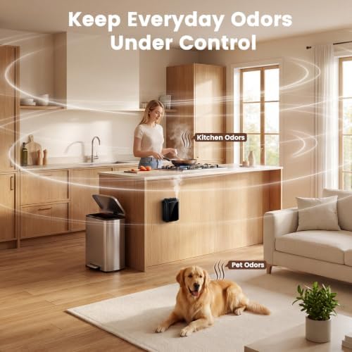 Waterless Essential Oil Diffuser 1500 Sq.Ft for Home Office Hotel, 150ML Cold Air Scent Machine with Bluetooth App & Panel Control, Quiet Wall Mount Aroma Diffuser - Image 7