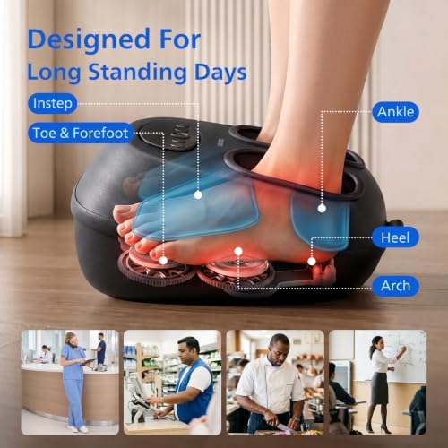 PHILIPS Foot Massager with Heat, Shiatsu Kneading & Air Compression - Image 4
