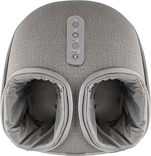 Medcursor Foot Massager with Heat Shiatsu Deep Kneading, Gray, Up to US 13" by Medcursor