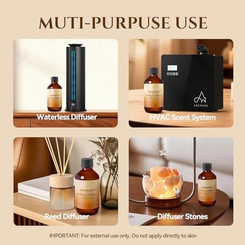 Aromadd Vanilla Cream Diffuser Oil Refill, Warm Vanilla Caramel, 6.76 Fl Oz - Image 6