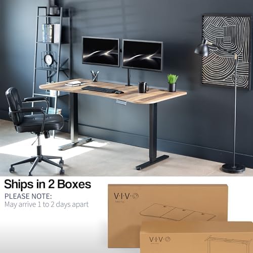 VIVO Reclaimed Wood 60 x 24 in Standing Desk, DESK-KIT-E2B1P - Image 5