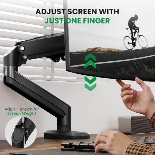 SIAGO 48 x 24 Inch Electric Standing Desk with Single Monitor Stand - Image 5
