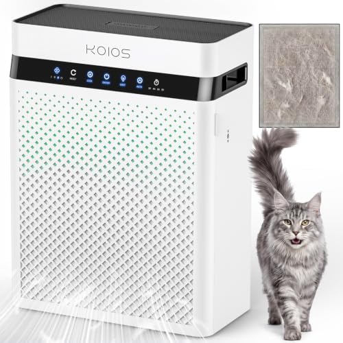 KOIOS H13 True HEPA Air Purifier for Home Pets Large Room 2400 Sq Ft by KOIOS
