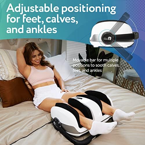 Cloud Massage Shiatsu Foot Massager with Heat, Creamy White - Image 5