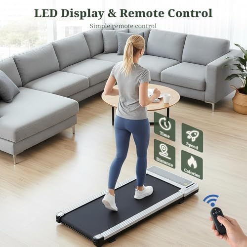 Walking Pad Under Desk, 3 in 1 Portable Treadmills for Home Small Space - Image 3