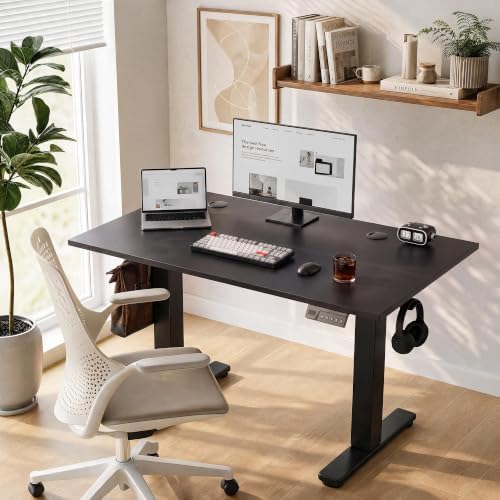 Claiks 40 x 24 Inch Black Electric Standing Desk - Image 2