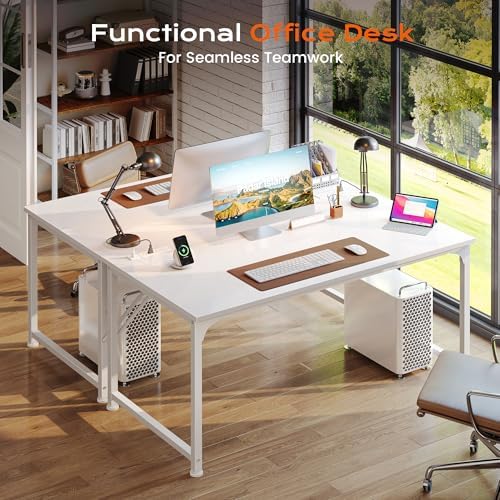 PRAISUN 47 X 24 Inch Deeper Desk with Power Outlets - Image 7