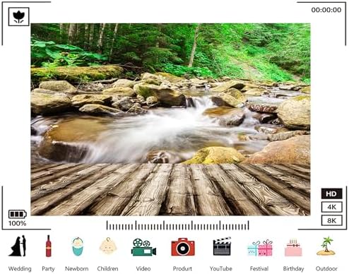 Trykid 10x6.5ft Forest Stream Mossy Rocks Wooden Deck Backdrop Lush Fresh Serene Photography Background Nature Adventure Party Decoration Photo Booth Prop Fabric - Image 3