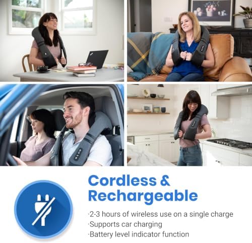 Etekcity FSA Eligible Cordless Neck Massager for Pain Relief Deep Tissue - Image 4