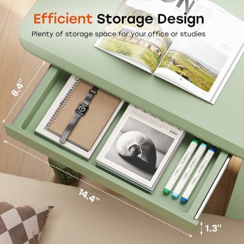 Small Mobile Standing Desk with Drawer, 23.6" x 19.7" Top - Image 5
