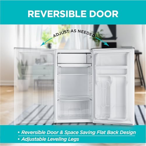 BLACK+DECKER 3.2 Cu. Ft. Compact Refrigerator, Energy Star, BCRK32W, White - Image 5