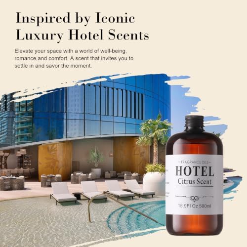 Hotel Collection Citrus Scent Essential Oil for Diffuser – Fresh, 16.9oz - Image 2
