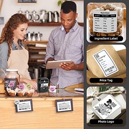 Phomemo M110 Label Printer - Label Maker Machine with 3 Roll Paper - Image 5