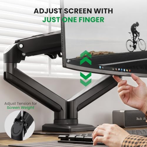 SIAGO 55 x 24 Inch Electric Standing Desk with Dual Monitor Stand - Image 5