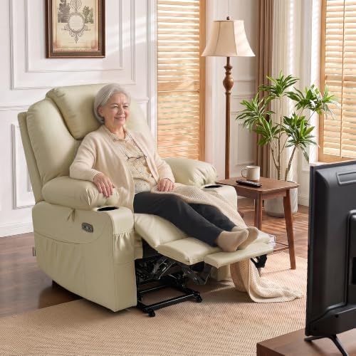 MCombo Power Lift Recliner Chair for Elderly, Heat and Massage 7040(Medium) - Image 2