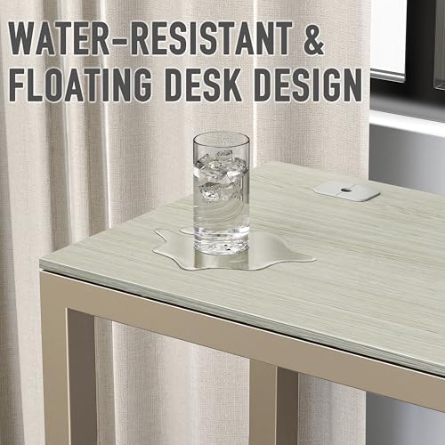 SHW 55-Inch Commercial-Grade Office Computer Desk, Maple - Image 5