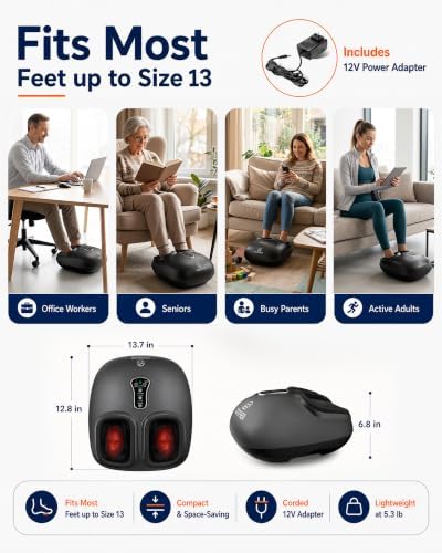 COMFIER 2026 Shiatsu Foot Massager with Heat, Birthday Gifts for Women - Image 3